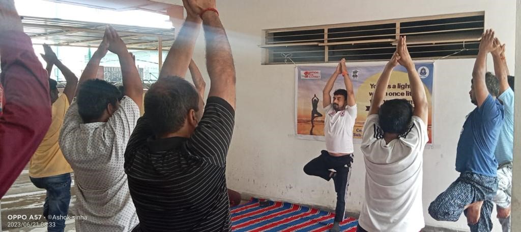 Yoga Day Celebration 2023 at CGST Audit Ranchi