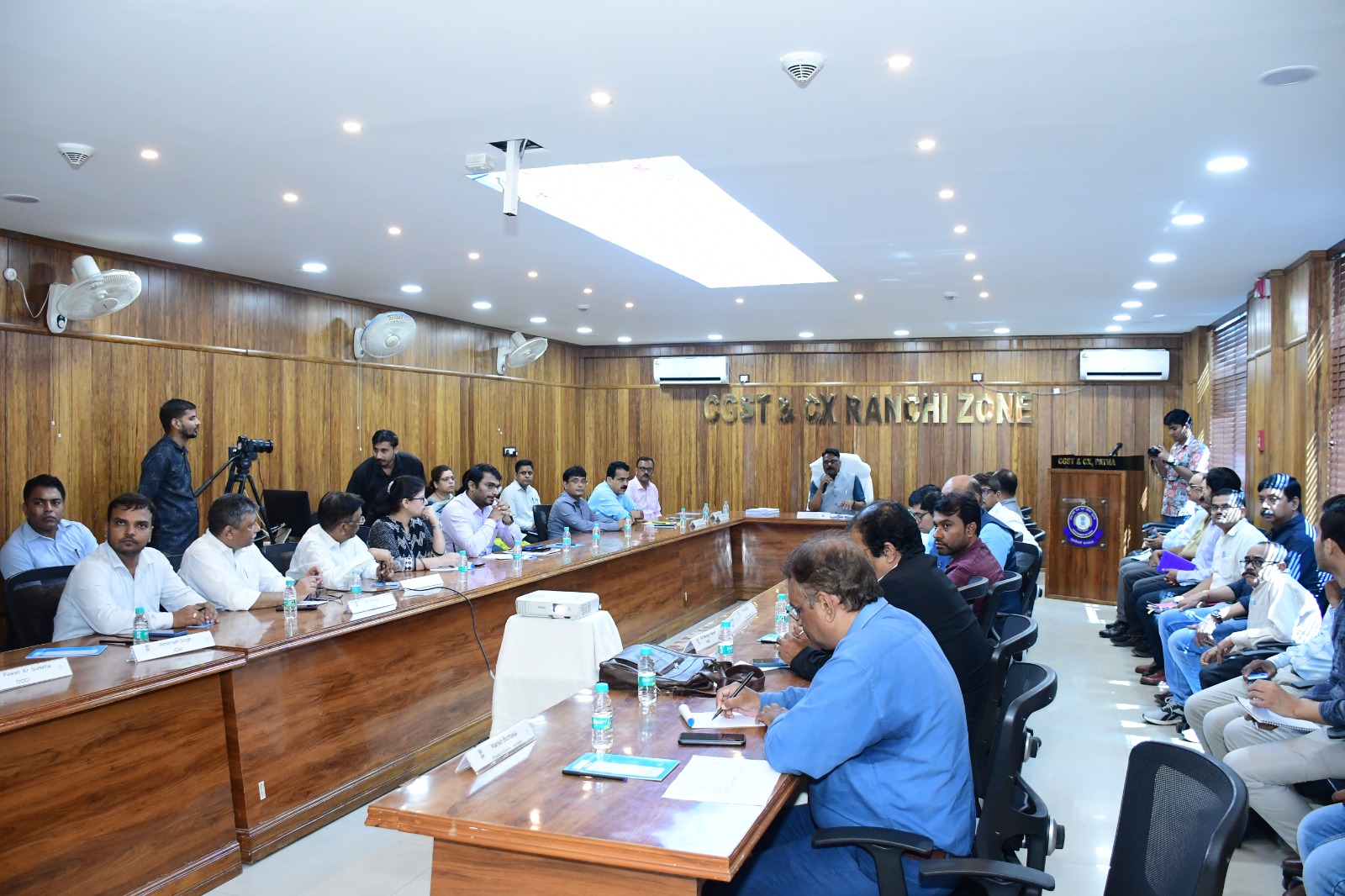Taxpayer Outreach Programme Seminar 2025 at CGST Audit Ranchi with officials addressing participants